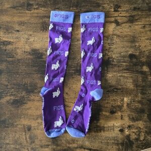 New Figs Compression Socks Purple Llama Actual Size M/L